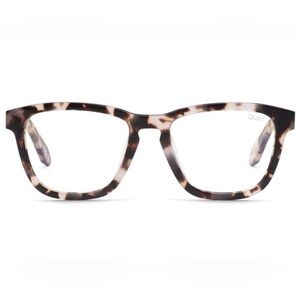 Blue Light Tortoise Glasses Quay Australia  w/ Case